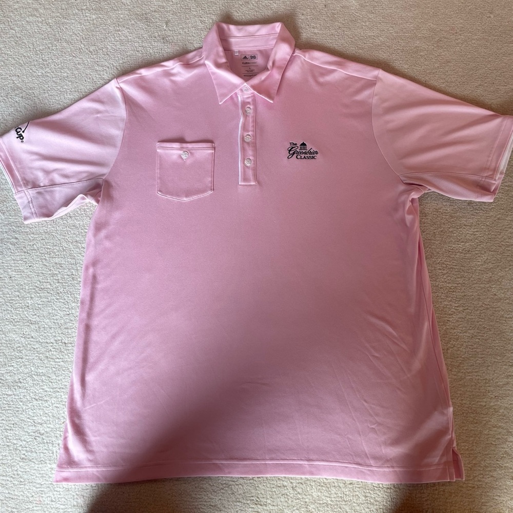 Adidas ClimaCool Men's Light Pink Polo Shirt